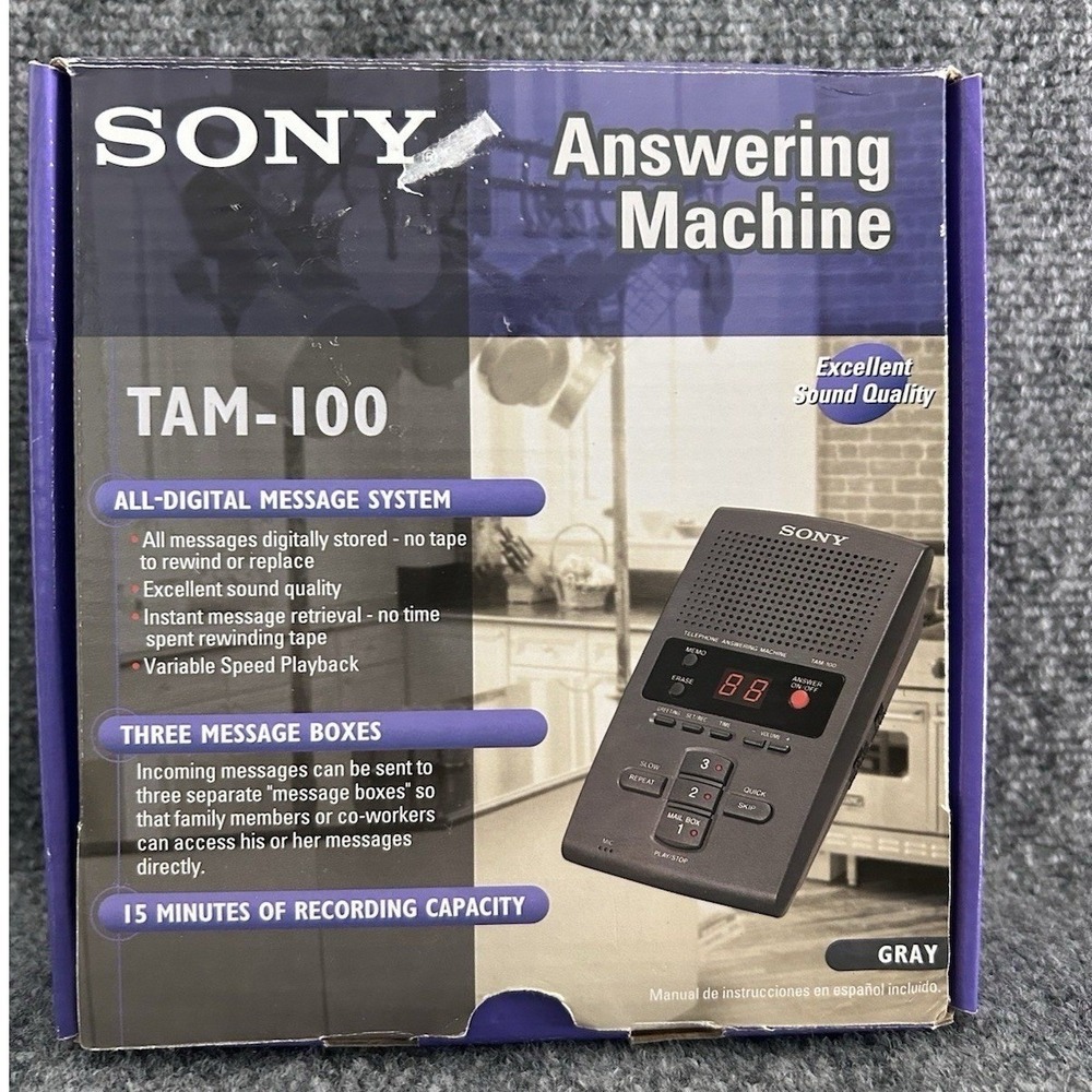 Sony TAM 100 Answering Machine